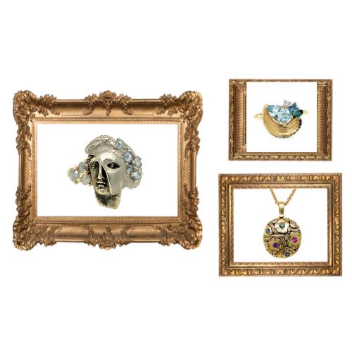Ornate Swept Antique Style Picture Photo Frames With Layered Mount French  Style