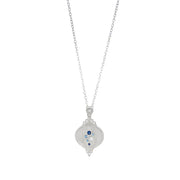 Sterling Silver Raindrop Necklace - "Evening Pour"