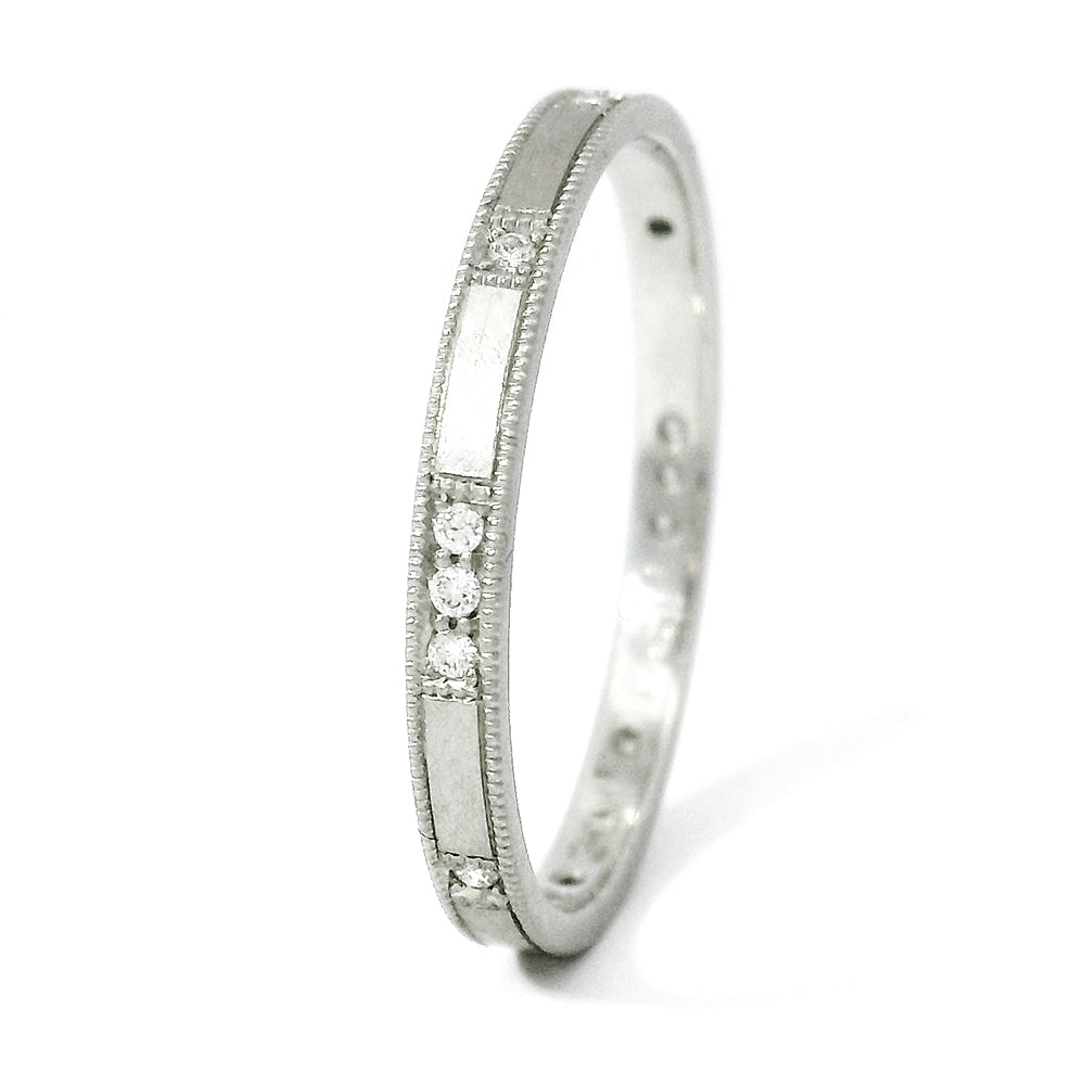 Platinum Diamond Wedding Band 