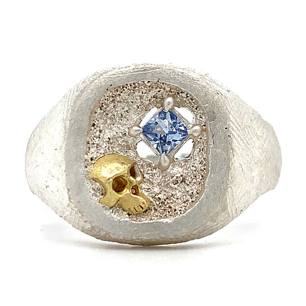 High Jewelry Fantasy Ring, Flower of Sky