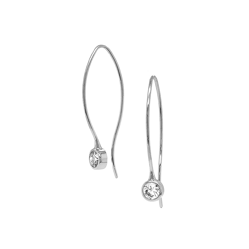 Diamond White Gold Earrings
