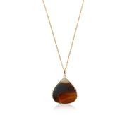 One-of-a-Kind Montana Agate Drop Necklace - "The Range"