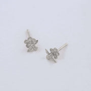 Sterling Silver Stud Earrings - "Forget Me Not & Itsy Bitsy Bee"