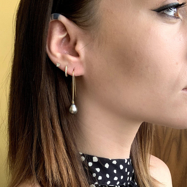 Pearl Drop Earrings - 