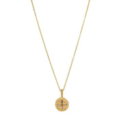 Gold & Diamond Baguette Pendant - "Byzantium"