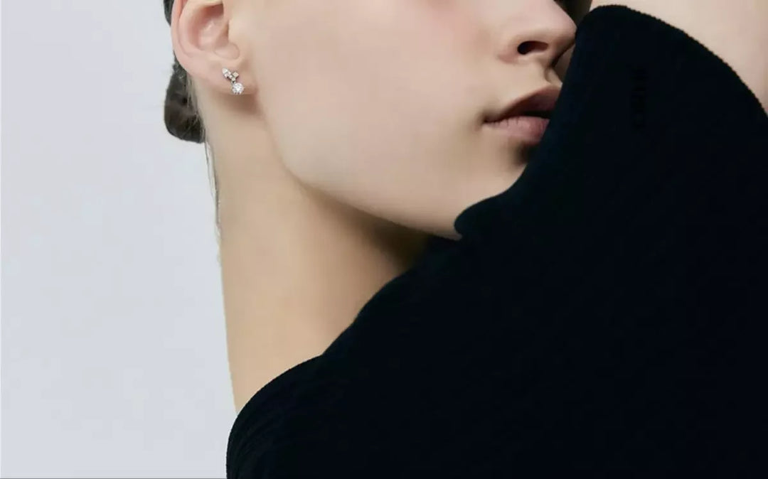 Stylish Woman with Minimalist Jewelry