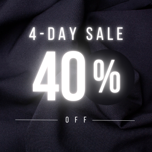 40% Off During Black Friday / Cyber Monday 4-Day Sale