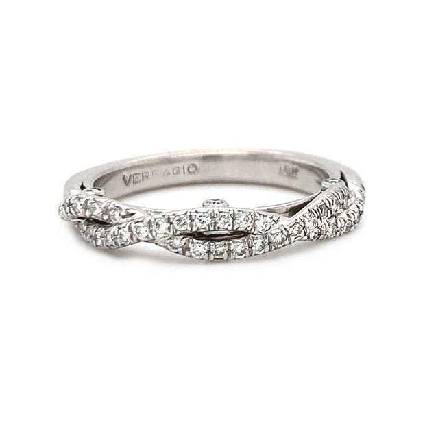 Verragio White Gold & Diamond Infinity Ring