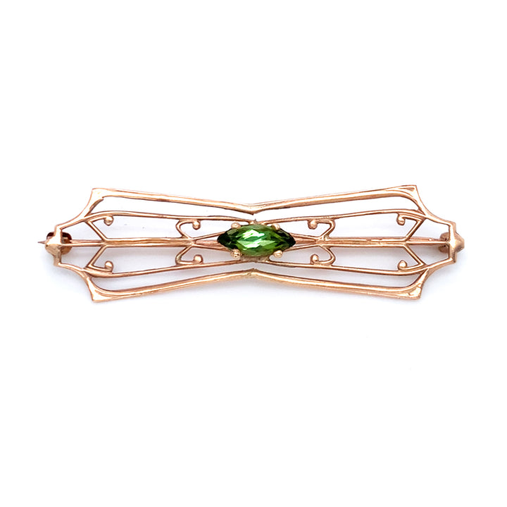 Yellow Gold Antique Brooch