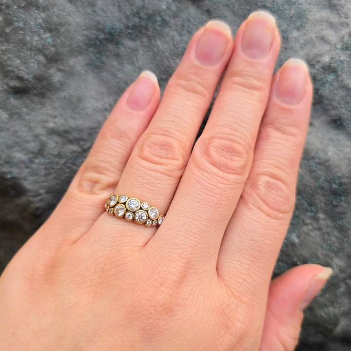 Diamond & Yellow Gold Ring - "The Orchard"