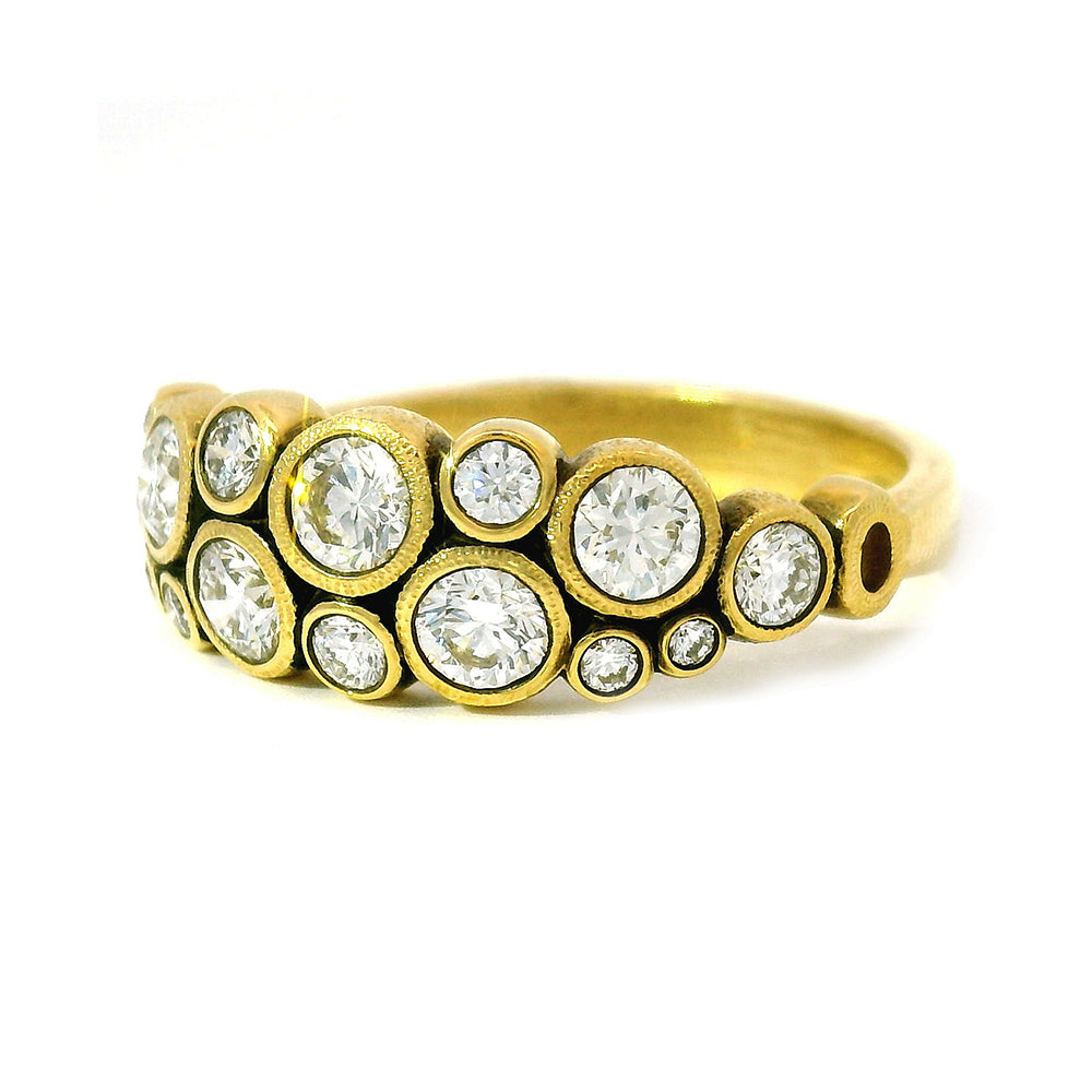 Diamond & Yellow Gold Ring - "The Orchard"