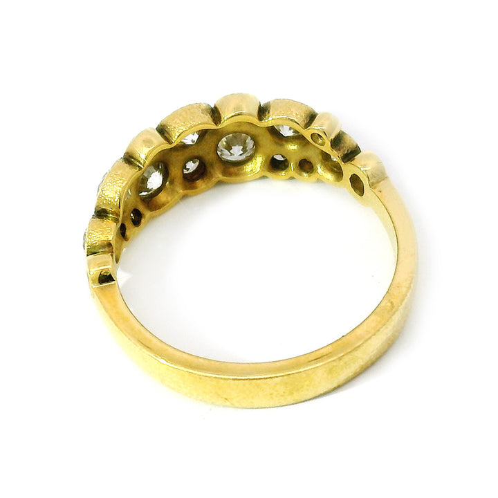 Diamond & Yellow Gold Ring - "The Orchard"