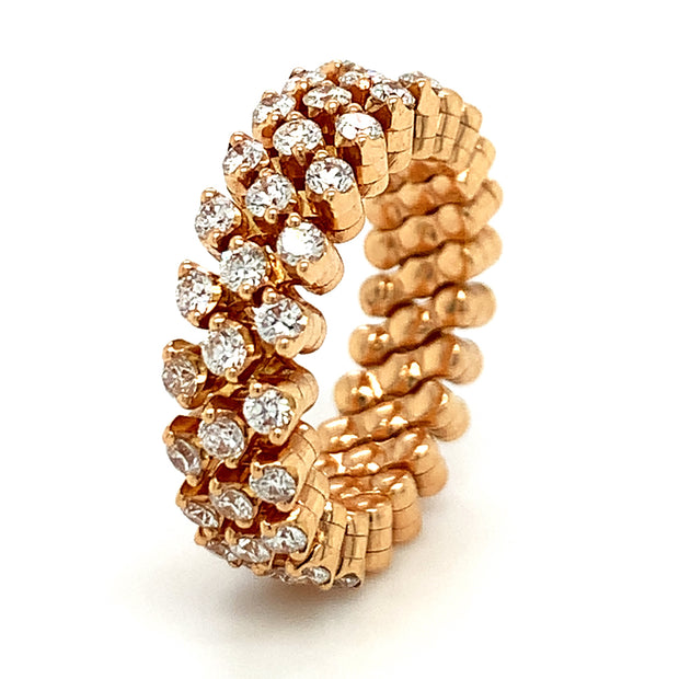 18K Rose Gold Serafino Consoli Brevetto Multisize Ring