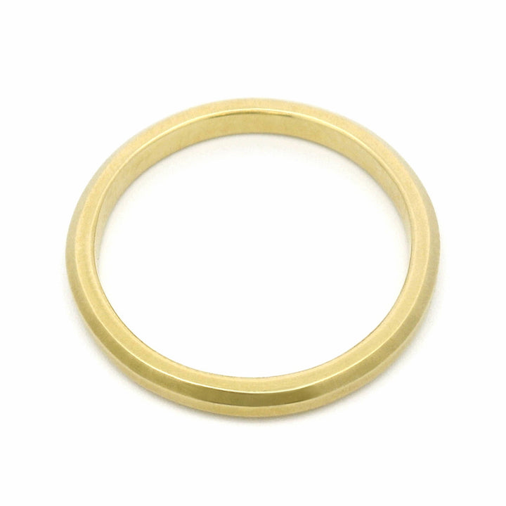 Yellow Gold  Wedding Band - "Hana"