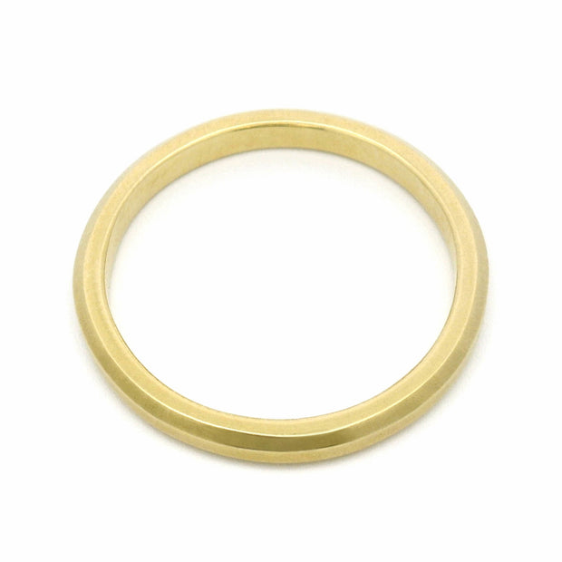 Yellow Gold  Wedding Band - "Hana"