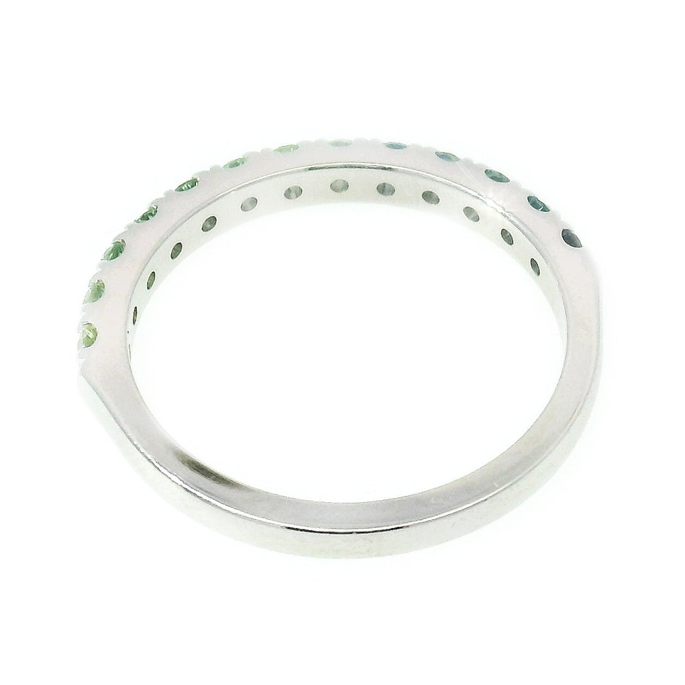 Montana Sapphire & White Gold Ring - "Glacier Melt"