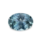 Oval Desaturated Blue Montana Sapphire Front