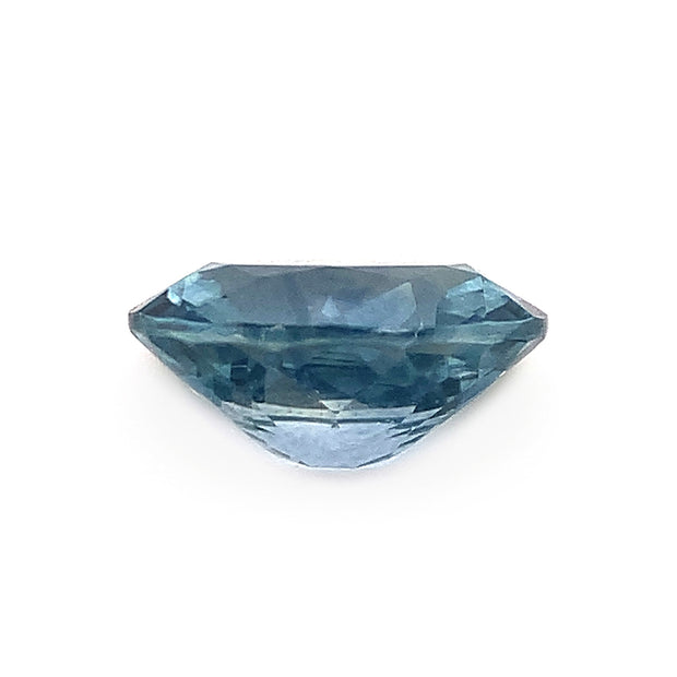 Oval Desaturated Blue Montana Sapphire top