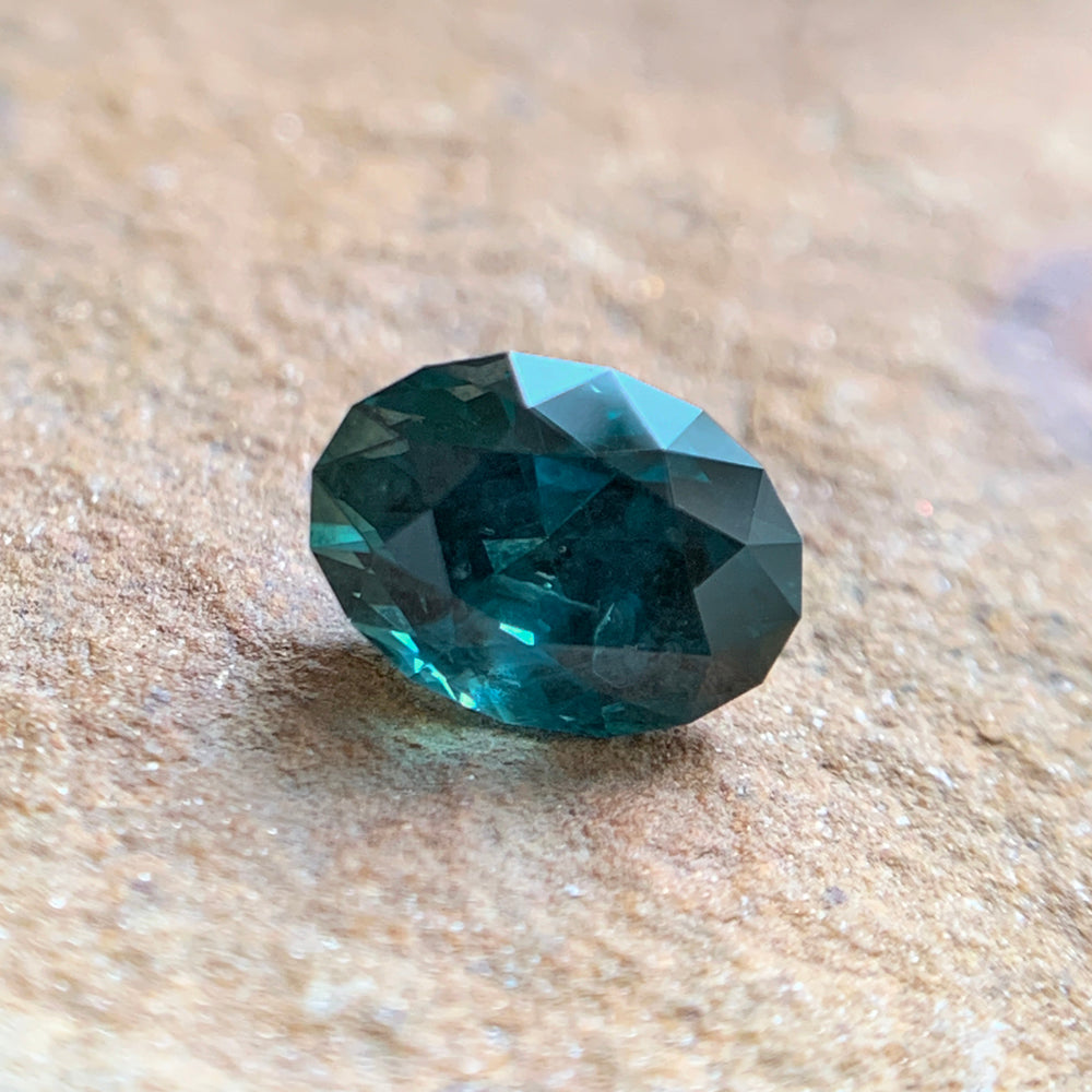 Montana Sapphire, 1.32ct - "Evergreen Ridge"