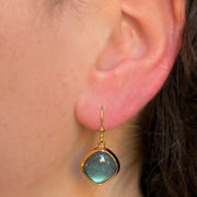 Gold Vermeil & Kite Labradorite Earrings