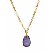 24K Gold Vermeil and Amethyst Necklace