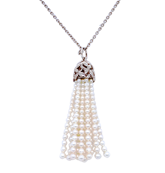 Sterling Silver & Pearl Paloma Picasso Tiffany & Co. Necklace – Alara