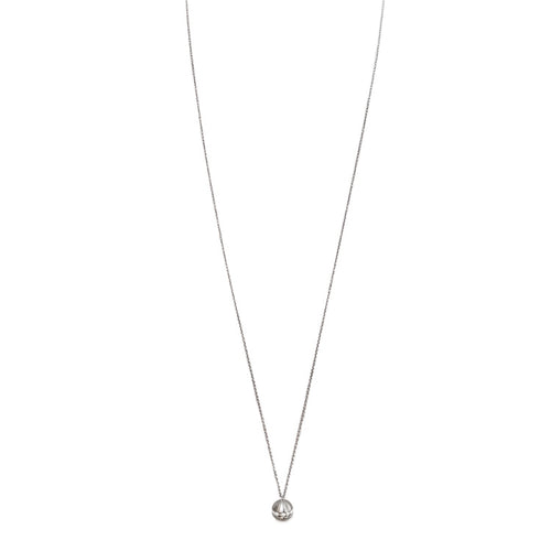 Stainless Steel & Freshwater Pearl Necklace - "Rattle"
