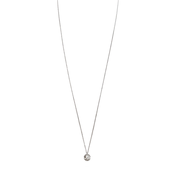 Stainless Steel & Freshwater Pearl Necklace - "Rattle"