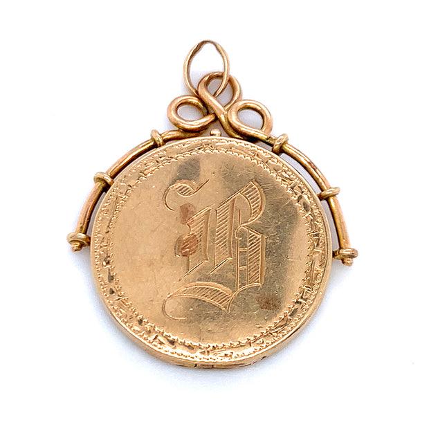 Antique Yellow Gold Locket - "B"