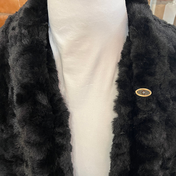 Yellow Gold & Blue Stone Lingerie Pin