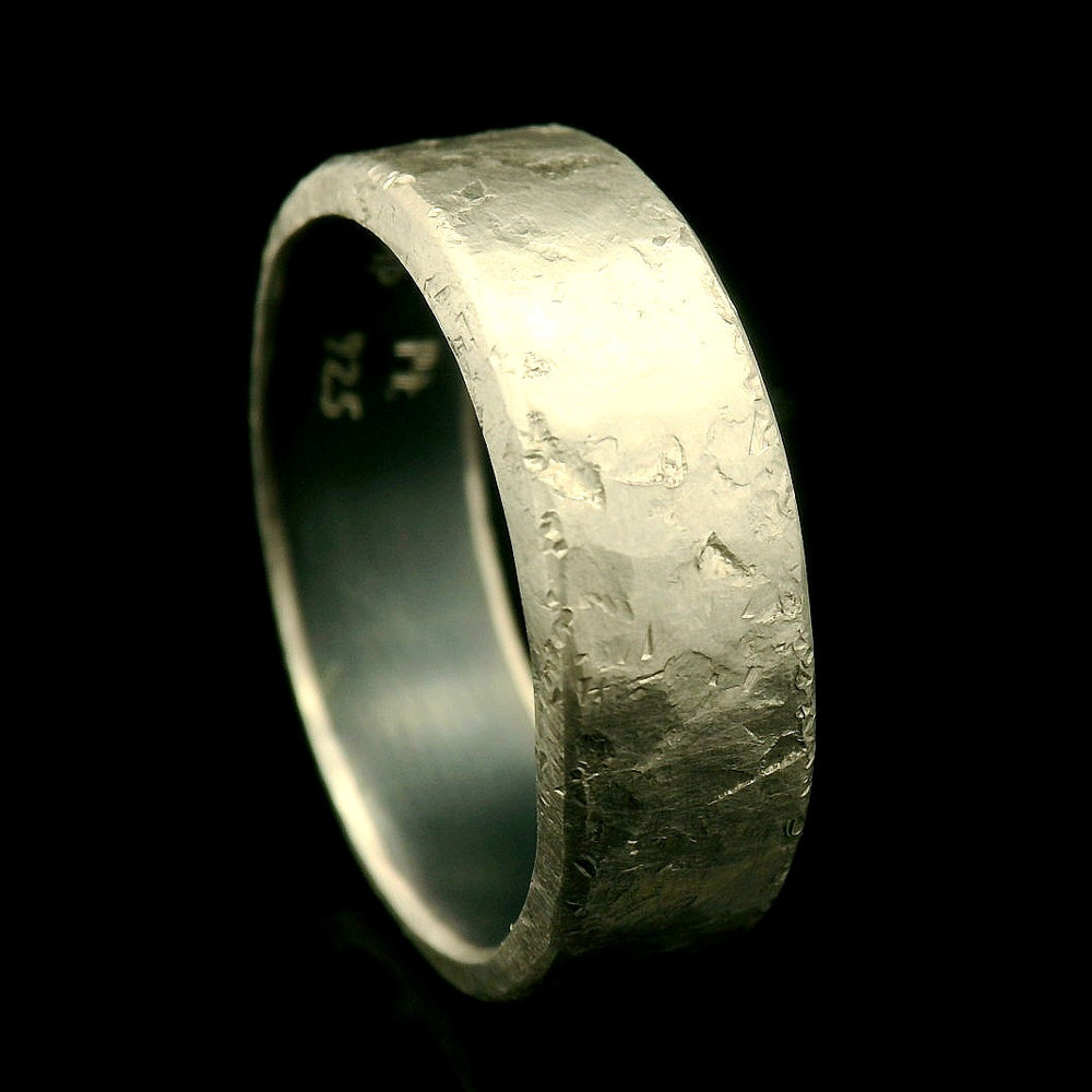 Platinum & Sterling Silver Band - "Stillwater"