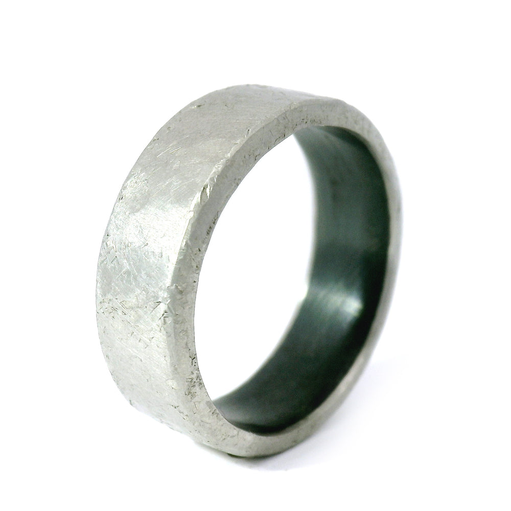 Platinum & Sterling Silver Band - "Stillwater"