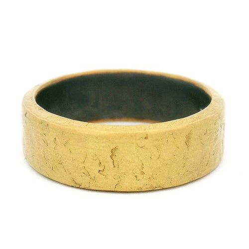 Yellow Gold & Sterling Silver Band - "Oro y Plata"