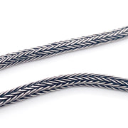 Sterling Silver Weave Chain - "Viking"