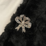 800 Silver Brooch - "Ribbon"