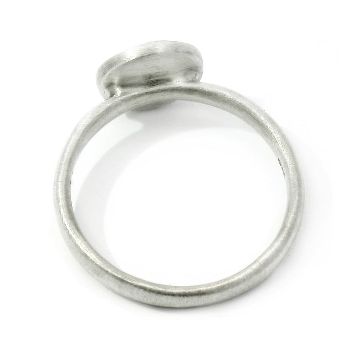 Sterling Silver & Diamond Ring - "Four Star Wave"