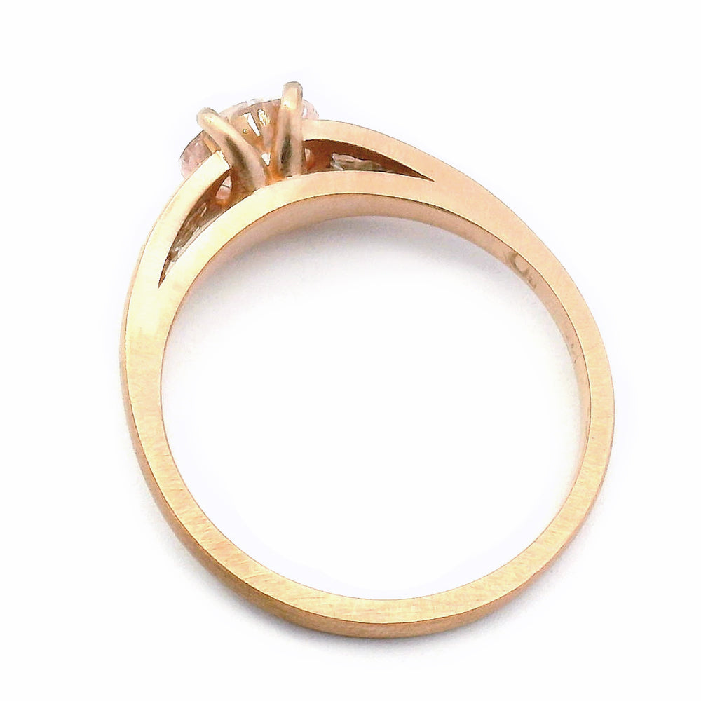 Montana Sapphire & Diamond Baguette Ring - "Prairie Thunder"