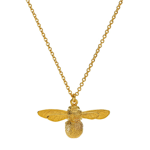 Gold Vermeil Necklace - "Baby Bee"
