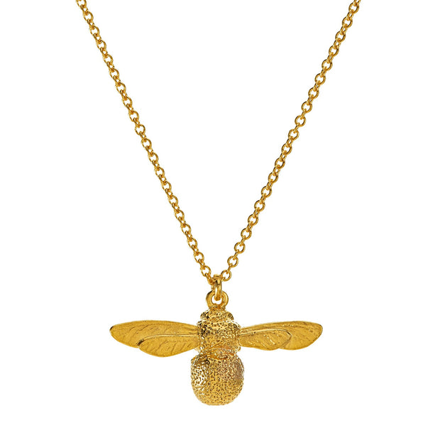 Gold Vermeil Necklace - "Baby Bee"