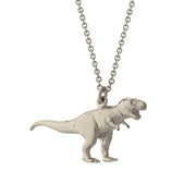 Sterling Silver Dinosaur Necklace - "Tyrannosaurus Rex"