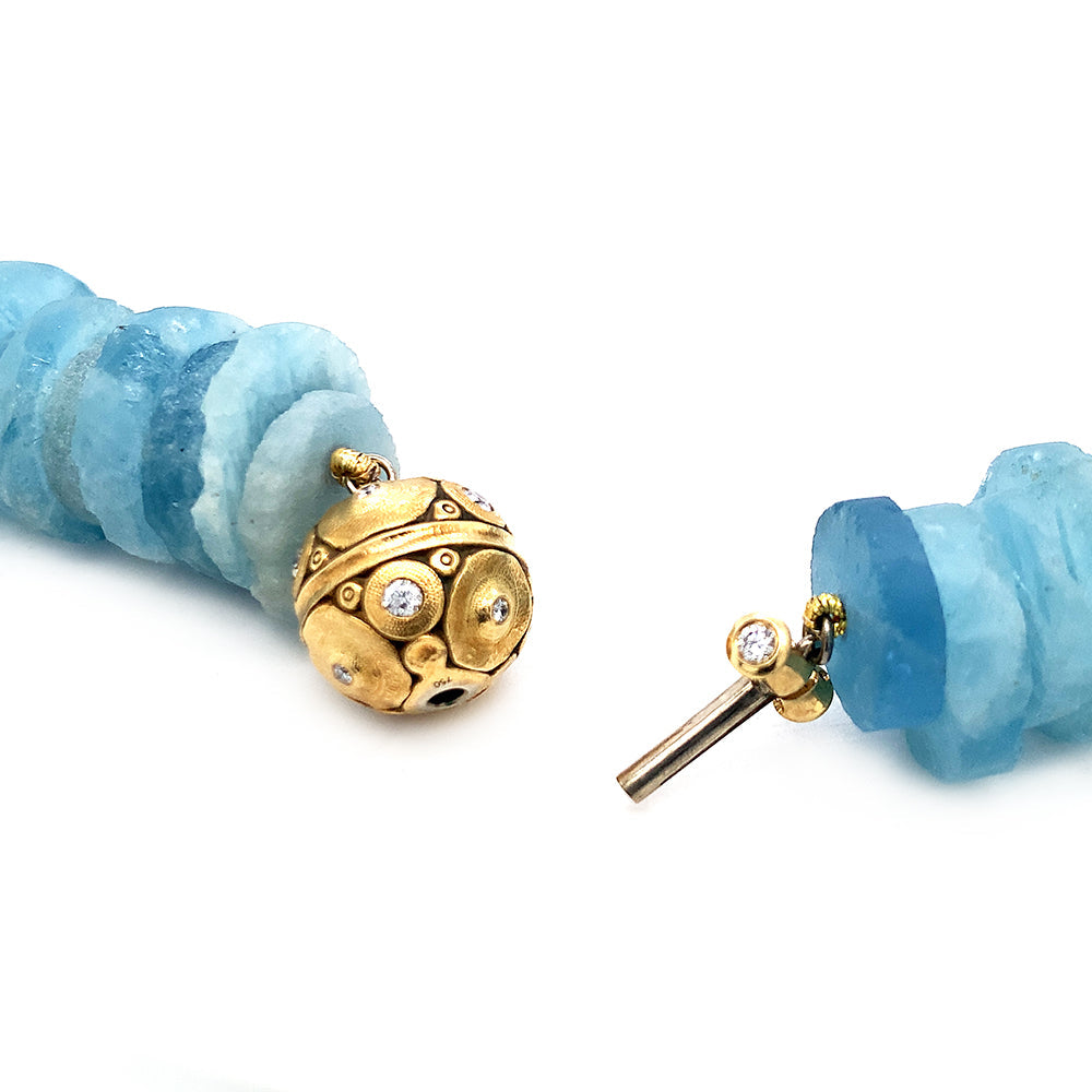 Aquamarine Necklace by Alex Sepkus | Alara Jewelry