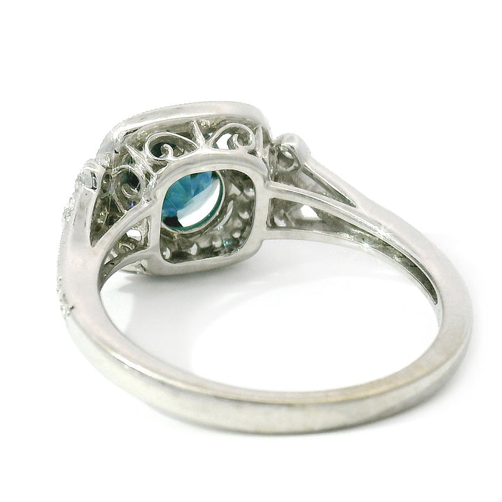 Montana Sapphire & Diamond Ring-"Delilah"