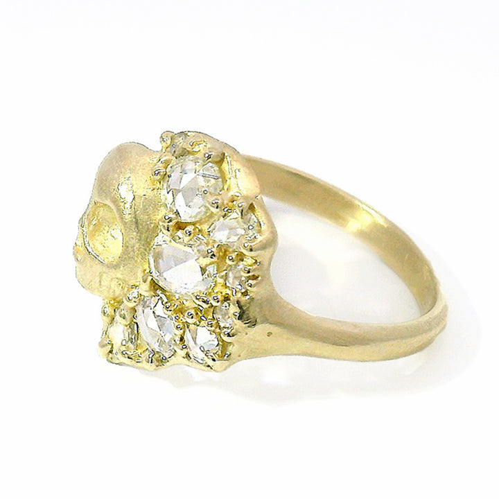 Diamond & Yellow Gold Ring - "Crown of Jewels"