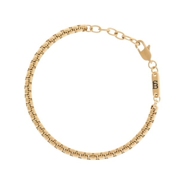 18K Gold Plated Stainless Steel Bracelet - "Boxed"