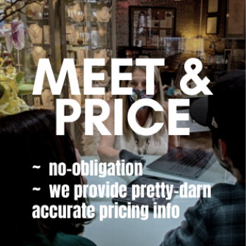 Alara Jewelry custom design and pricing meeting details.