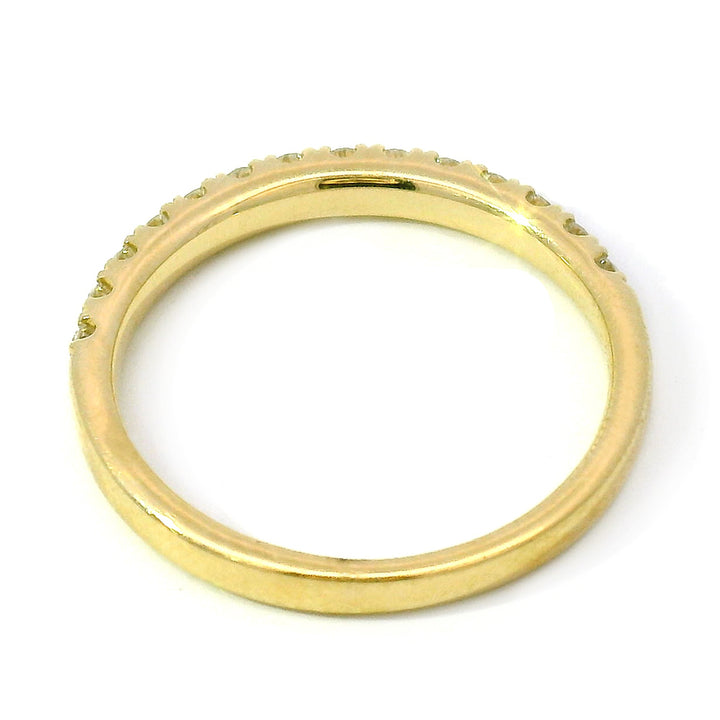 Yellow Gold & Diamond Wedding Band - "Lola"