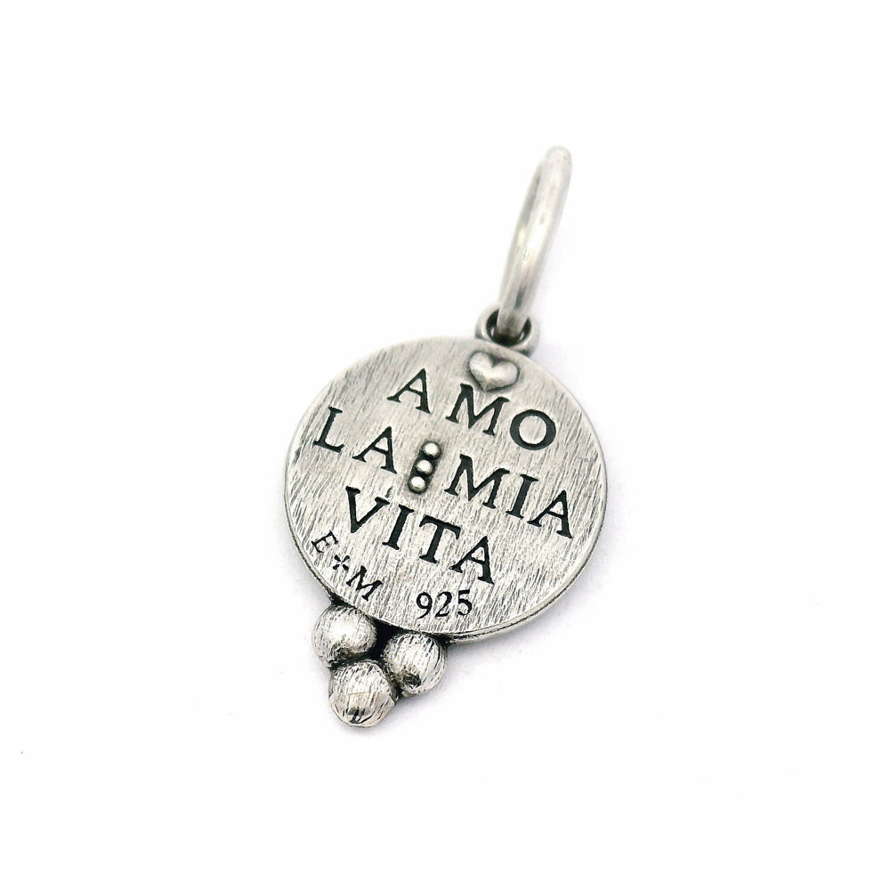 Tree of Life pendant by Erica Molinari in sterling silver with diamonds
