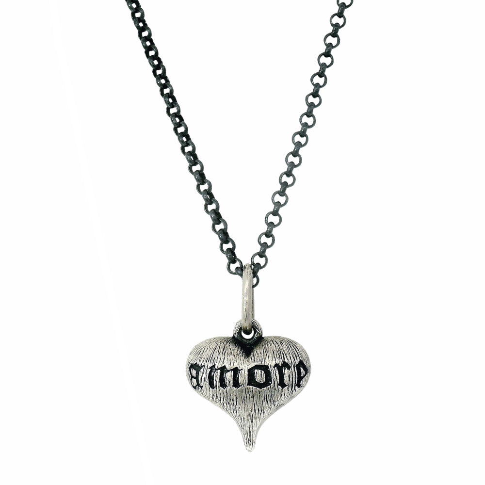 Sterling Silver Heart Pendant "Love of Life"