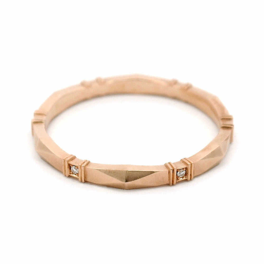 Diamond Weding Band - "Viola"