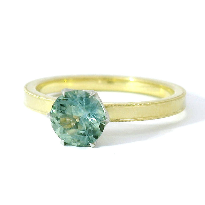 Montana Sapphire Engagement Ring - "Grace Solitaire"